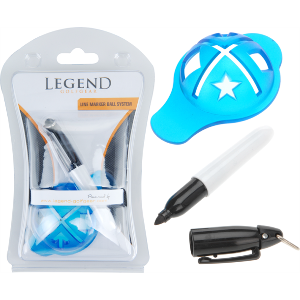 Boldmarker skabelon med pen